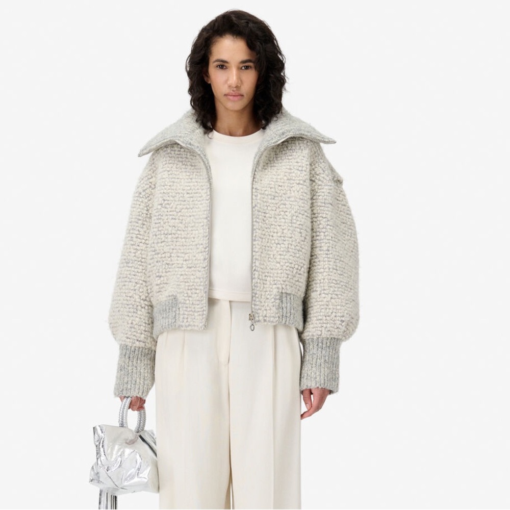 IRO Off-White Teddy Jacket